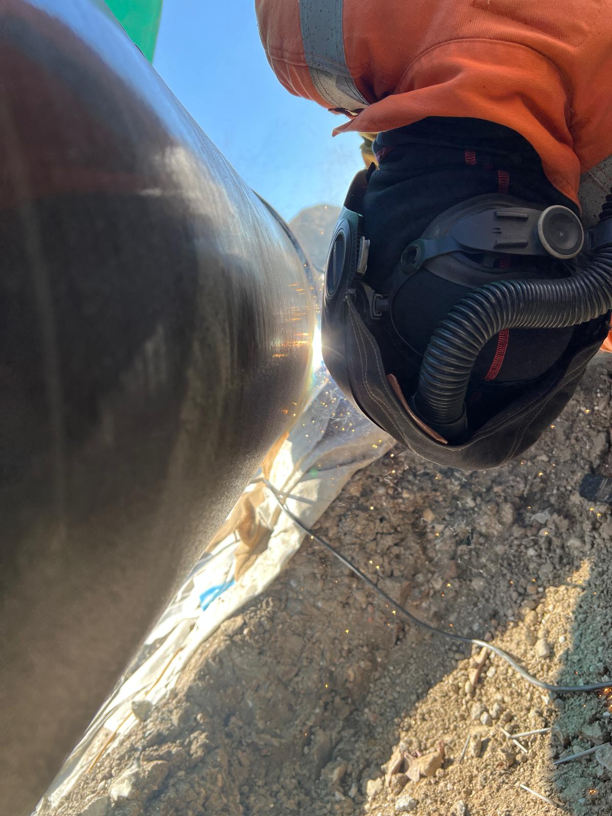 TIG welding bright arc on stainless pipe